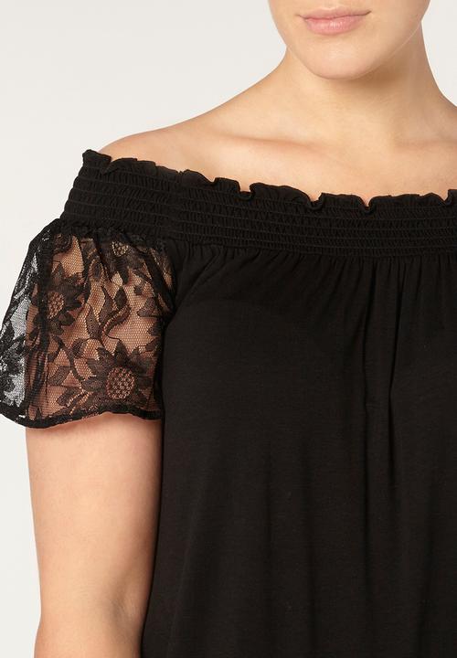 EVANS - Gypsy Top Black