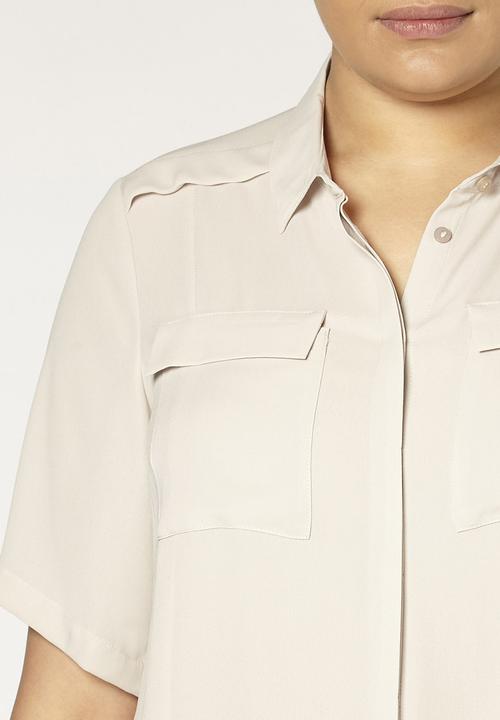 EVANS - Pocket Shirt Beige