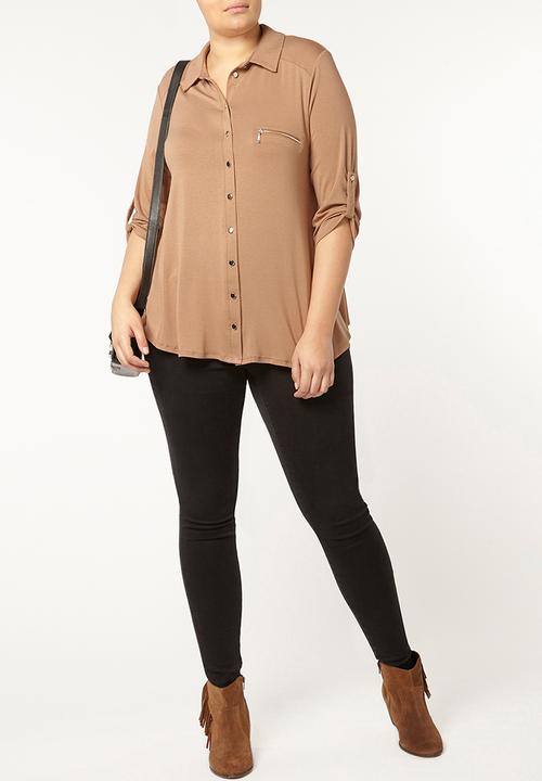 EVANS - Casual Shirt Camel