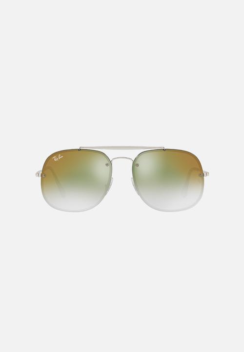 Ray-Ban - Ray Ban The General Blaze 58mm Sunglasses Silver