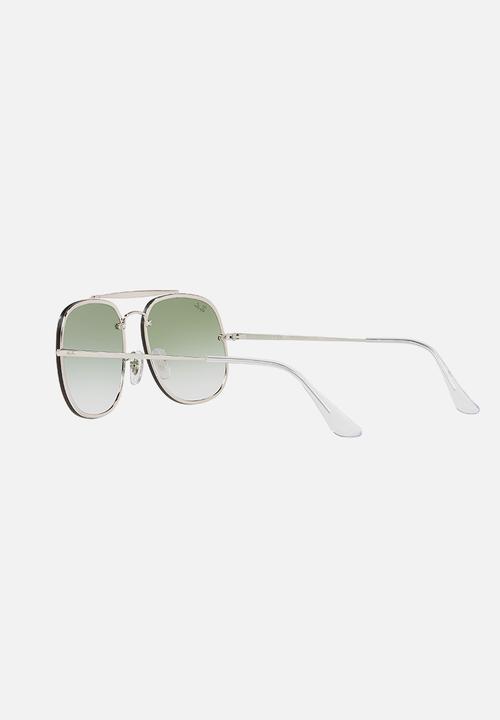 Ray-Ban - Ray Ban The General Blaze 58mm Sunglasses Silver