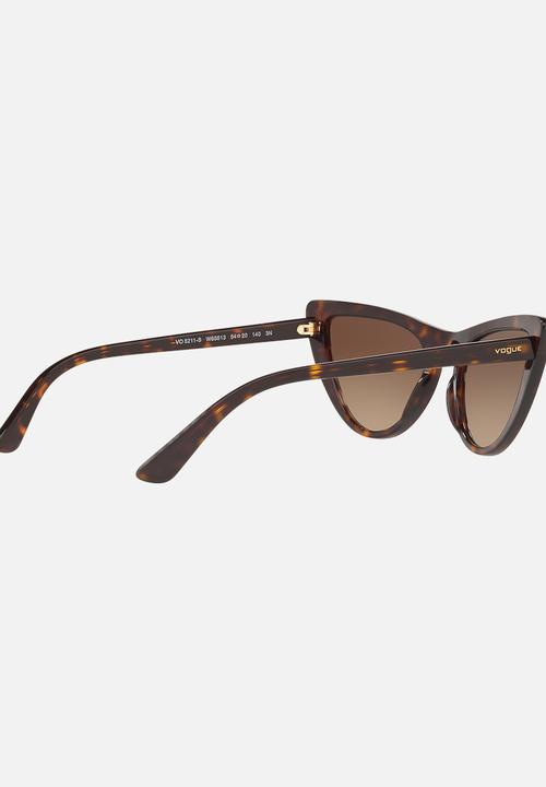 Vogue Eyewear - Vogue Gigi Hadid Cat-eye 54mm Sunglasses Brown