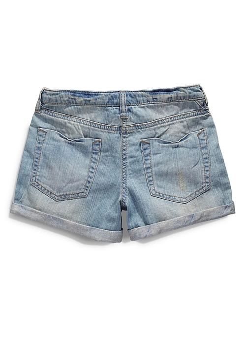 Next - Mid Wash Denim Shorts Mid Blue
