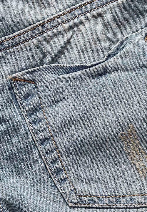 Next - Mid Wash Denim Shorts Mid Blue