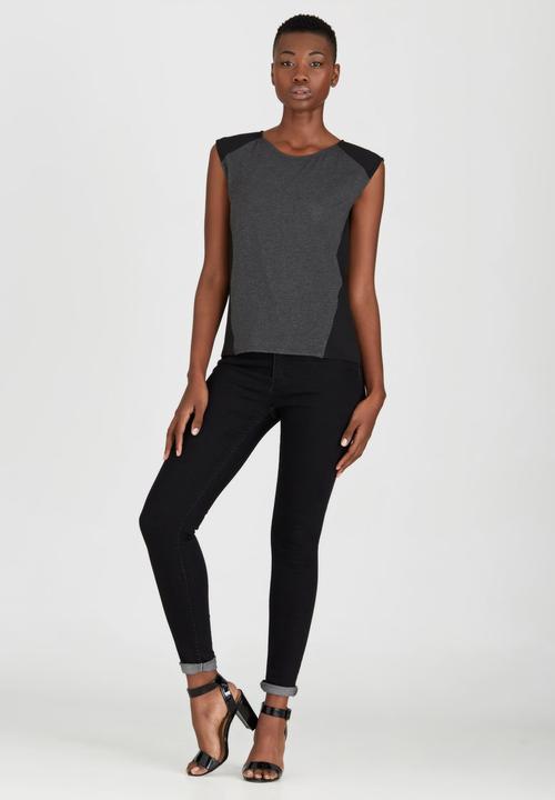 Kate Jordan - Contrast Vest Grey