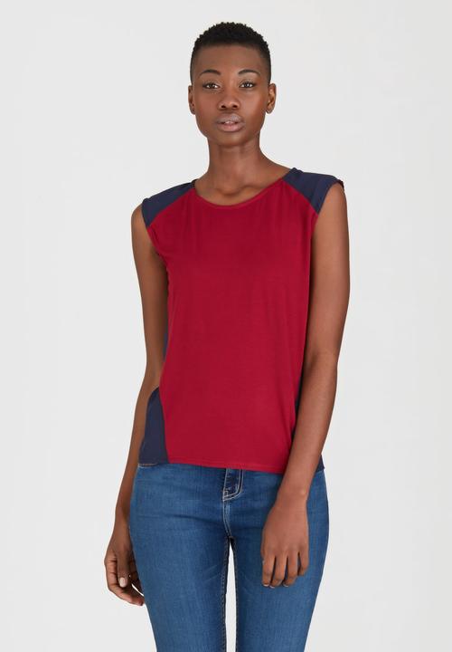 Kate Jordan - Contrast Vest Red