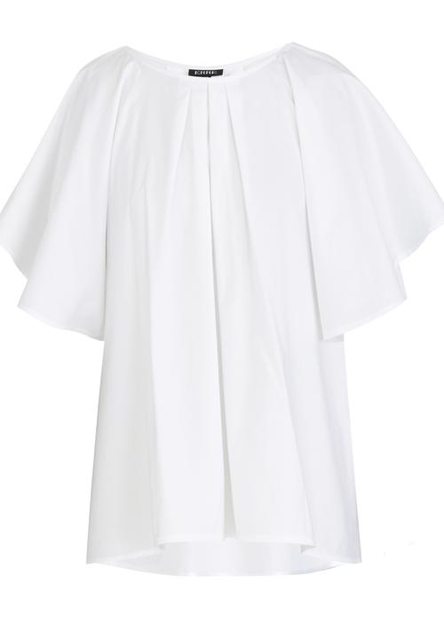 ERRE - Wide Sleeve Cotton Blouse White