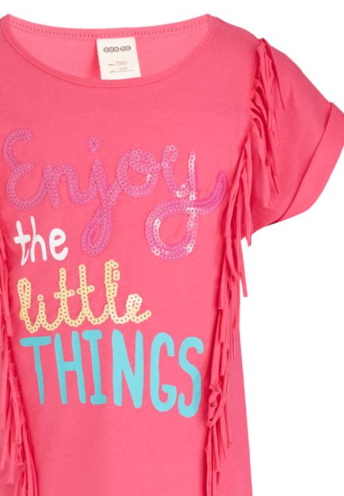 Soobe - Printed Tee Mid Pink