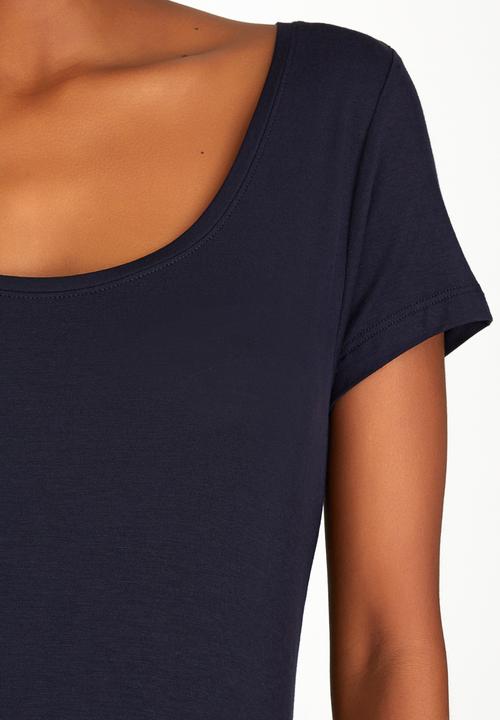 ONLY - Jewel Round Neck Tee Navy