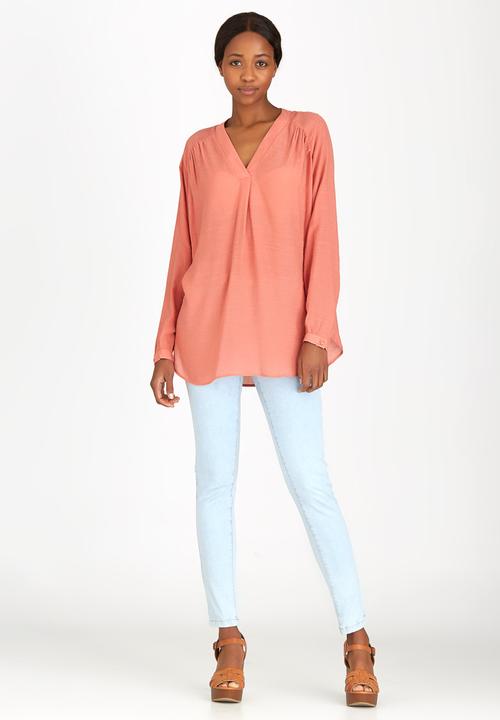 edit - Loose-fit Tunic Coral