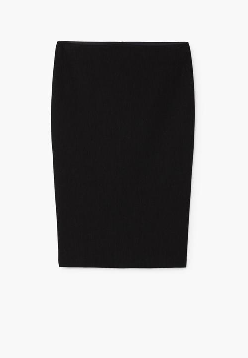 MANGO - Basitin Pencil Skirt Black