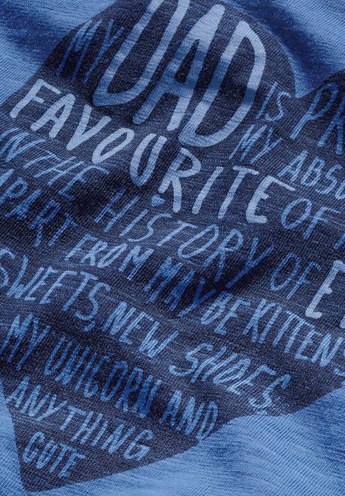 Next - Dip dye t-shirt Mid Blue