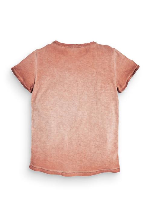Next - Rust Skull-print T-shirt Orange