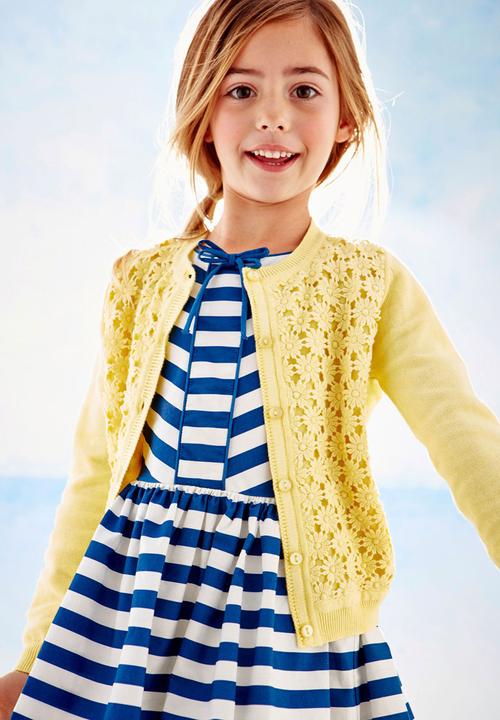 Next - Daisy Crochet Cardigan Yellow