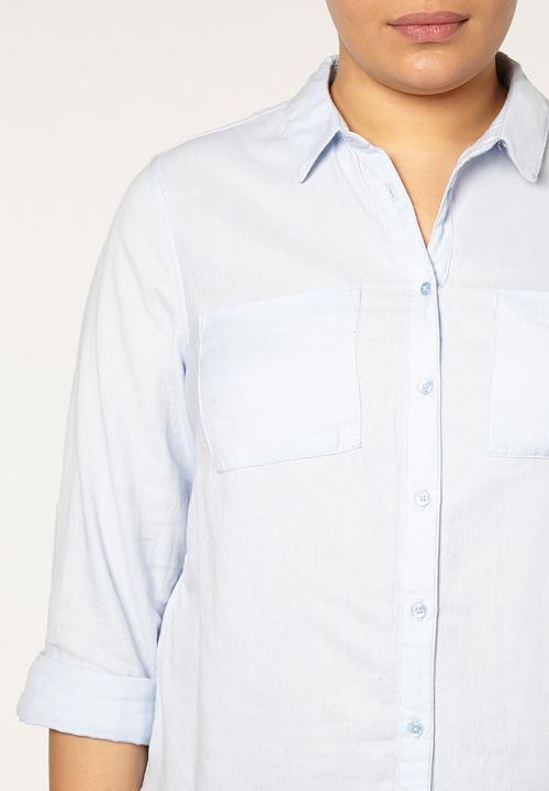 EVANS - Classic Shirt Pale Blue