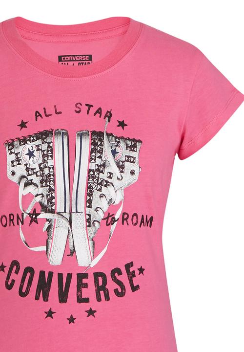 Converse - Born To Roam Tee Mid Pink