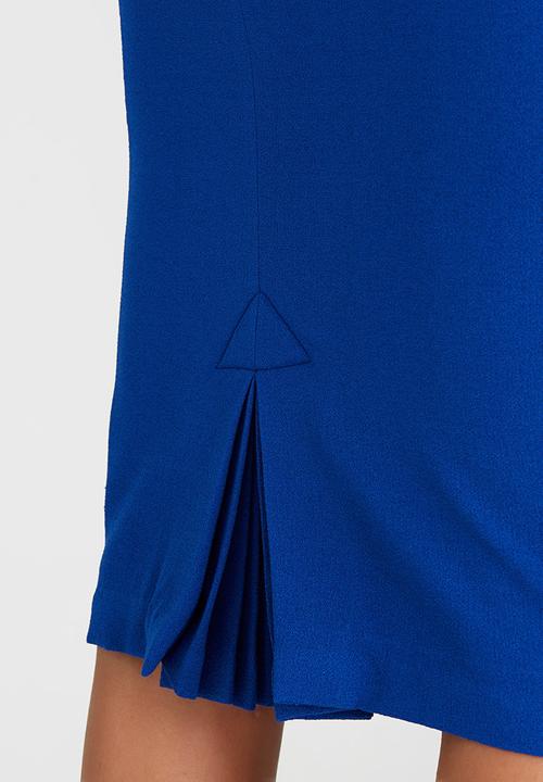DAVID by David Tlale - Rose Pencil Skirt Cobalt