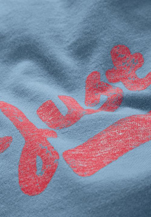 Next - Blue slogan t-shirt Pale Blue