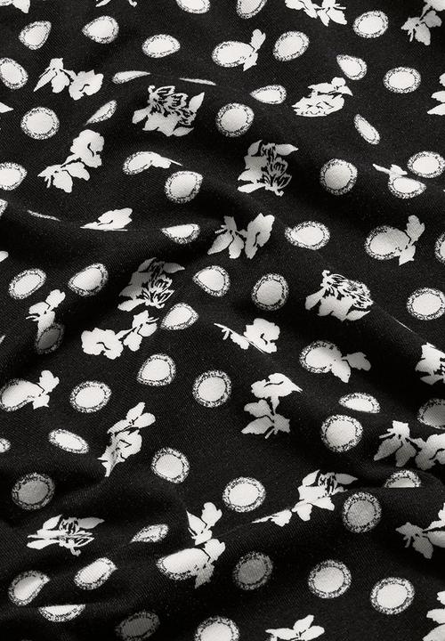 Next - Monochrome Print Blouse Black/White Black and White