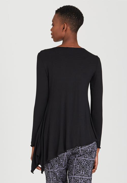 OLKA POLKA - Assymetrical Pixie Top Black
