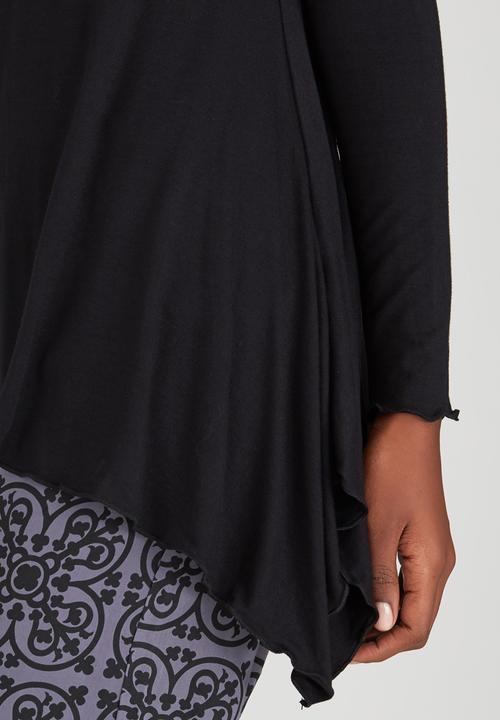 OLKA POLKA - Assymetrical Pixie Top Black