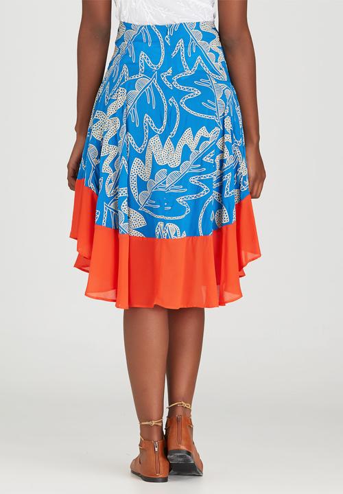 OLKA POLKA - India Skirt Mid Blue