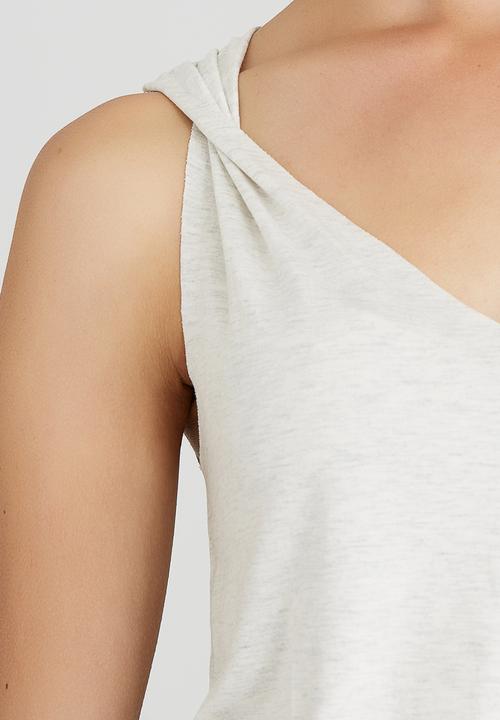 Slick - Emily Twisted Strap Cami Stone