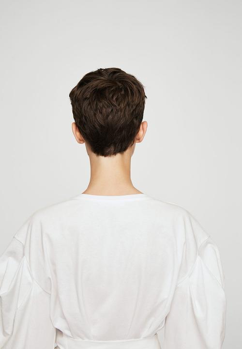 MANGO - Puffed Sleeves T-shirt White