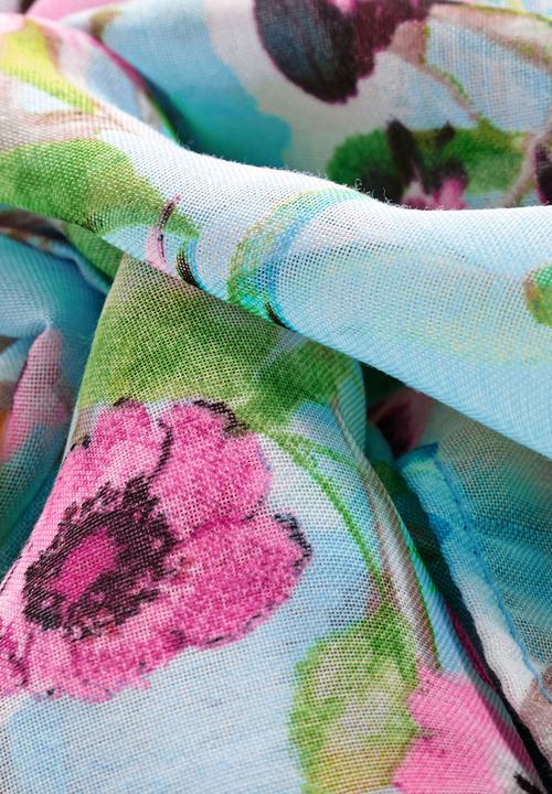 Next - Bird-print Scarf Multi-colour