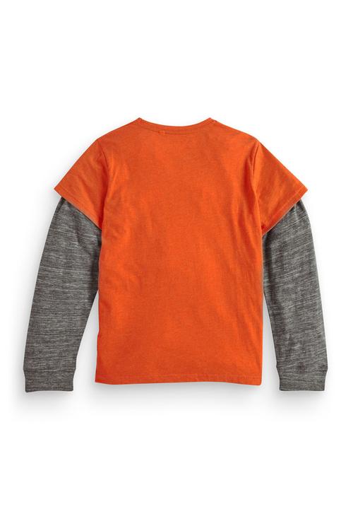 Next - Long-sleeve Animal T-shirt Orange