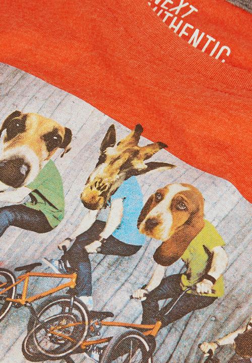 Next - Long-sleeve Animal T-shirt Orange