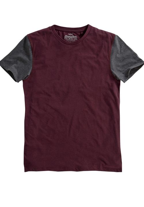 Next - Colourblock Crew-neck T-shirt Multi-colour