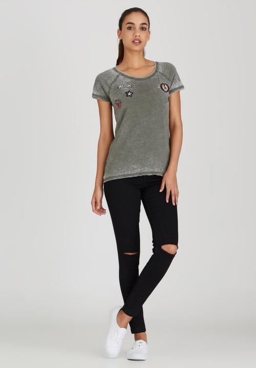 Brave Soul - Military Tee Khaki Green