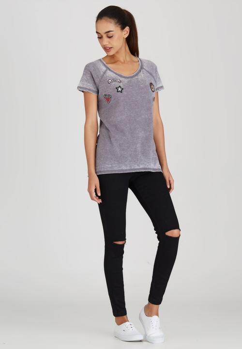 Brave Soul - Military Tee Mid Grey