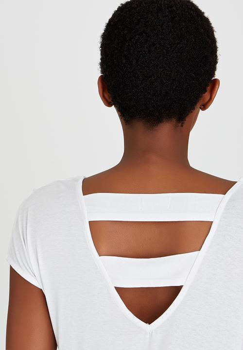 edit - Tie Front T-shirt Off White