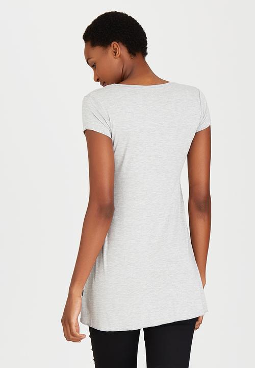 Cherry Melon - Underbust Smock Top Grey