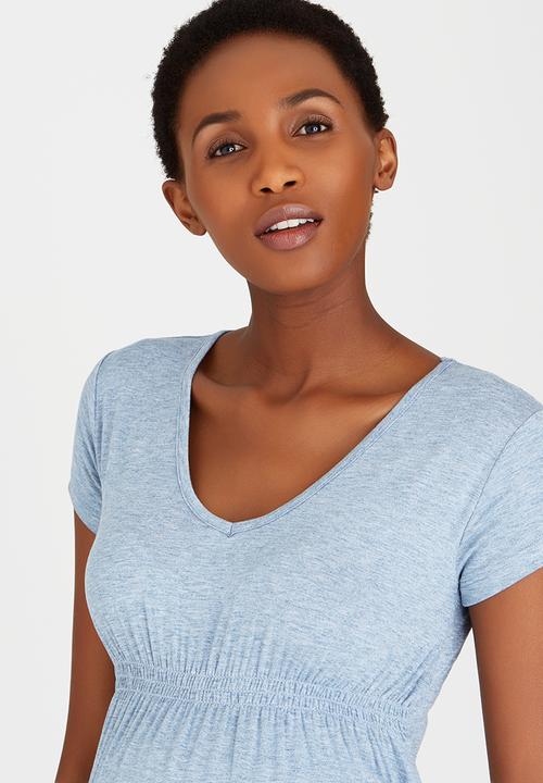 Cherry Melon - Underbust Smock Top Navy