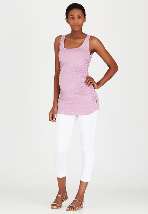 Cherry Melon - Side Gauge Tank Top Mid Purple