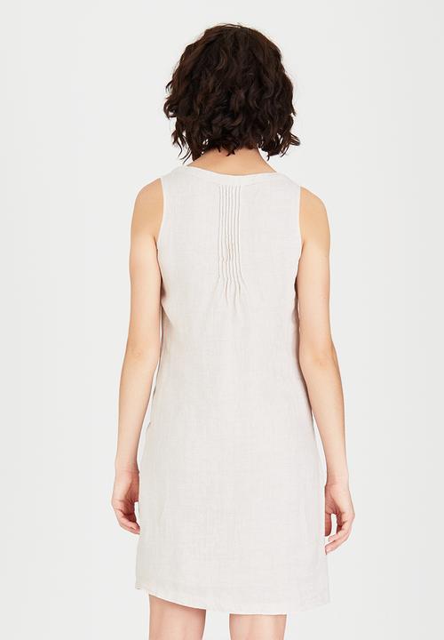 G Couture - Pintuck Tunic Stone