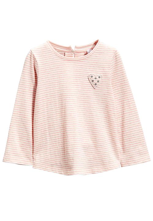 Next - Two Pack Metallic Stripe T-Shirts Multi-colour