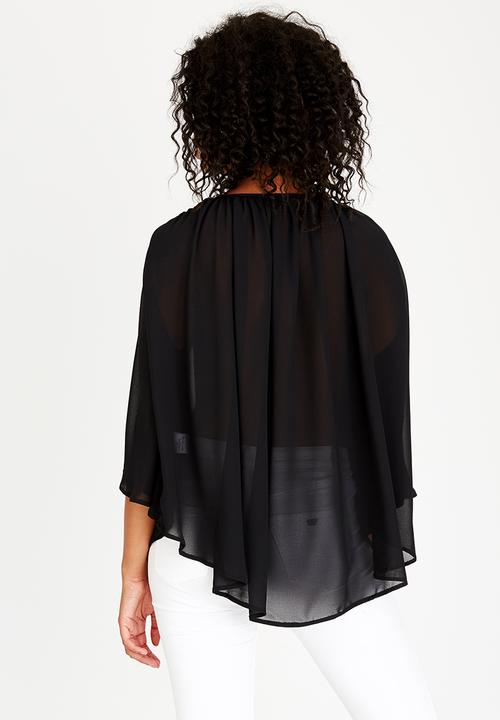 STYLE REPUBLIC - Volume Blouse Black