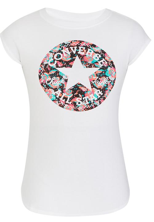 Converse - Dropped Shoulder Tee White