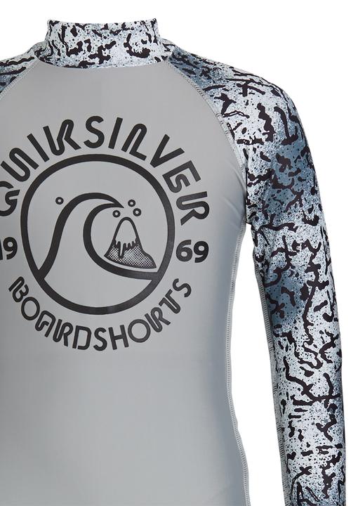 Quiksilver - Social Scientist  Boys Rashvest Grey