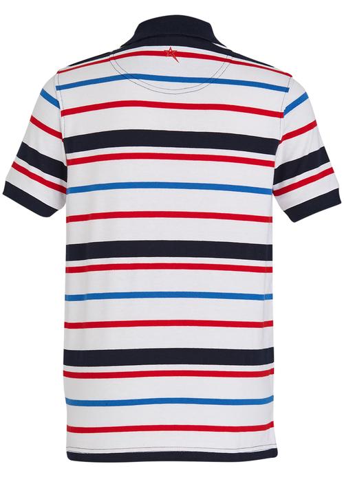 SOVIET - Striped Golfer White
