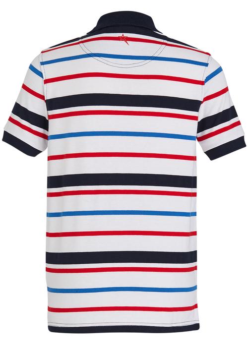 SOVIET - Striped Golfer White