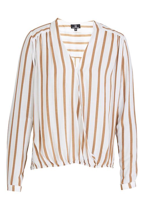 STYLE REPUBLIC - Wrap Shirt Multi-colour