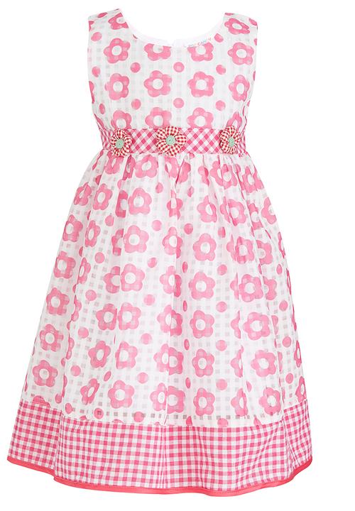 Pop Candy - Printed Summer Dress Mid Pink