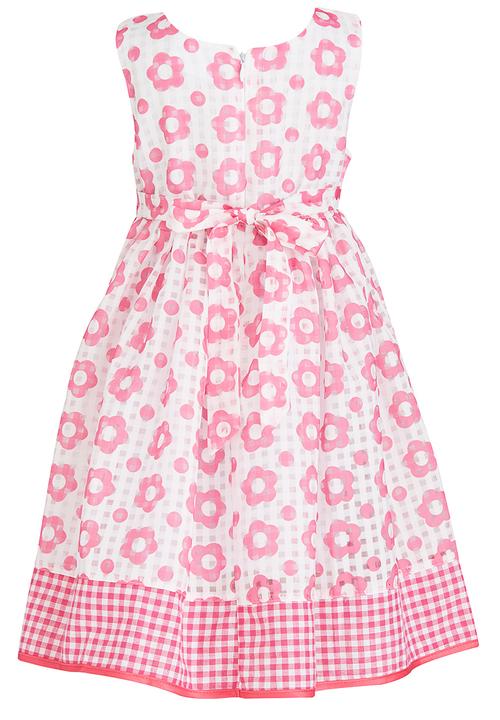 Pop Candy - Printed Summer Dress Mid Pink
