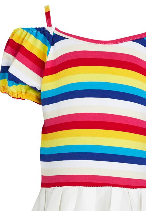 Pop Candy - Stripe Sundress  Dress Multi-colour