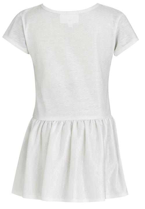 See-Saw - Drop Waist Dress Star Detail Silver